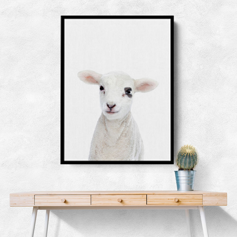 Sheep wall art shop nursery